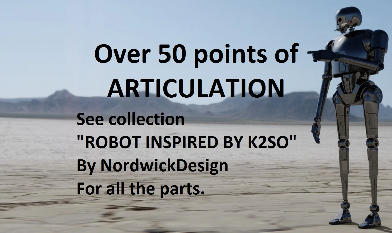 Robot foot inspired by K2SO