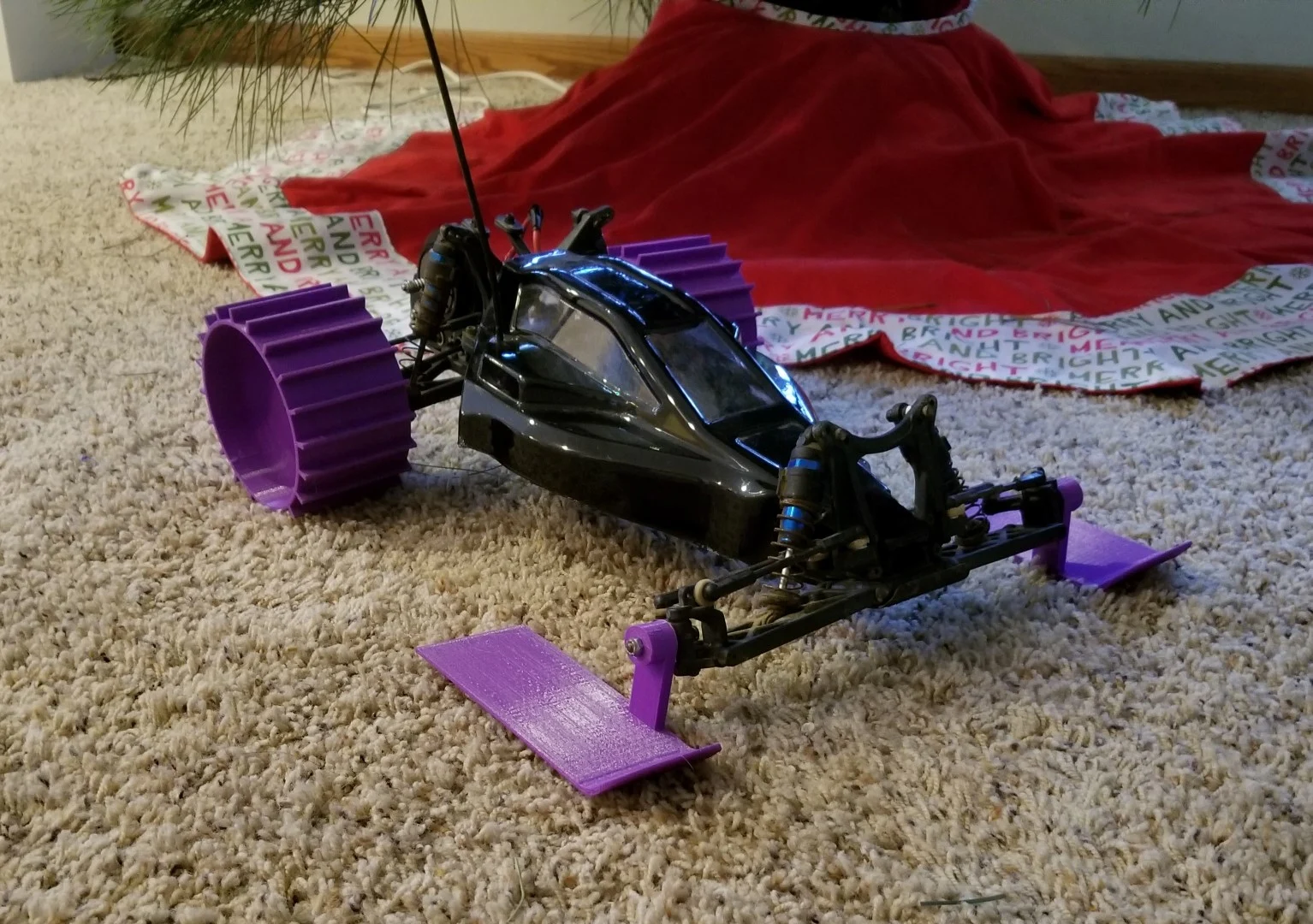 RC10 Snowmobile Wheel and Ski