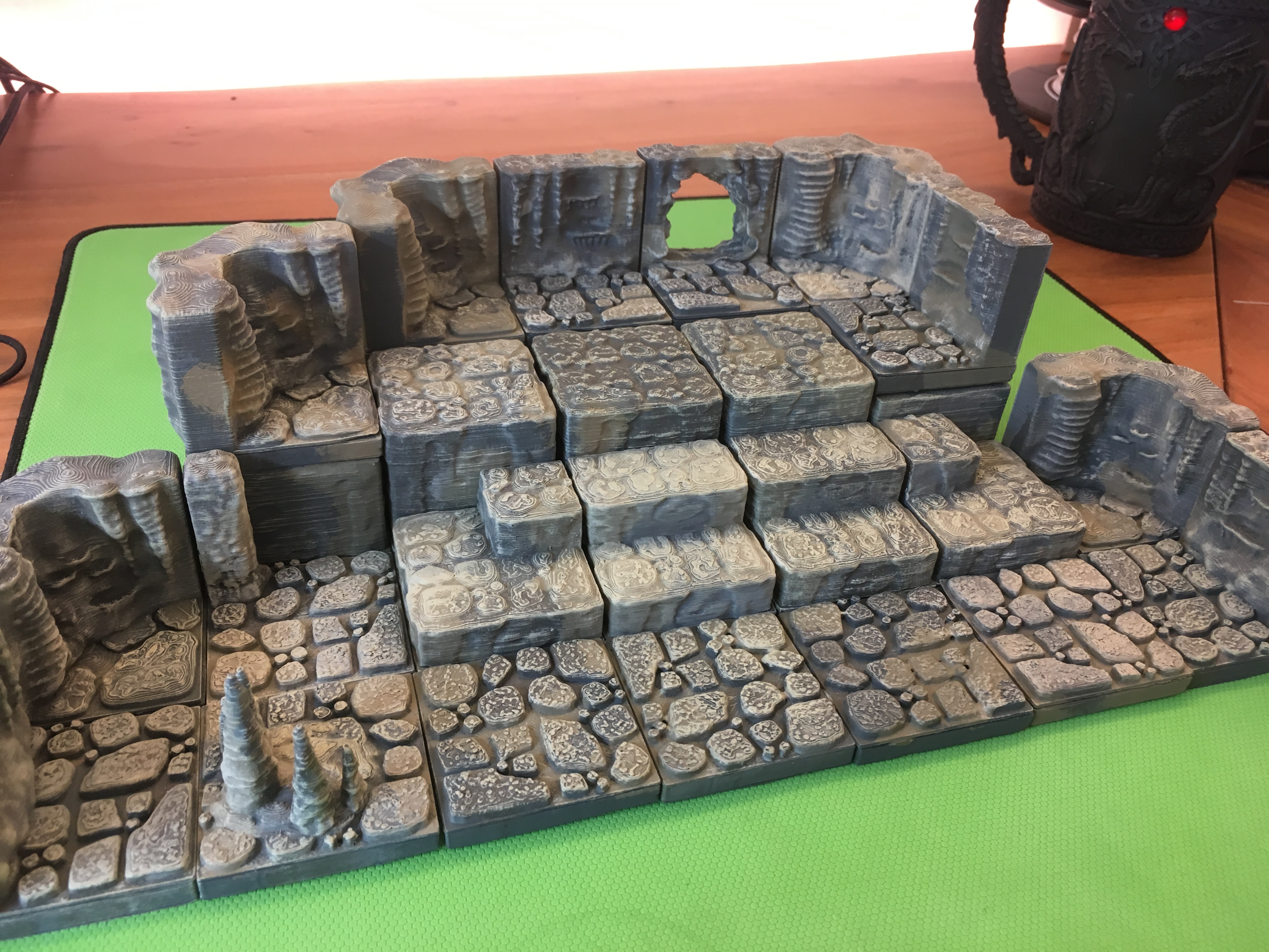Cavern Riser Blocks + Bases 2x2 (Openforge 2.0 compatible)