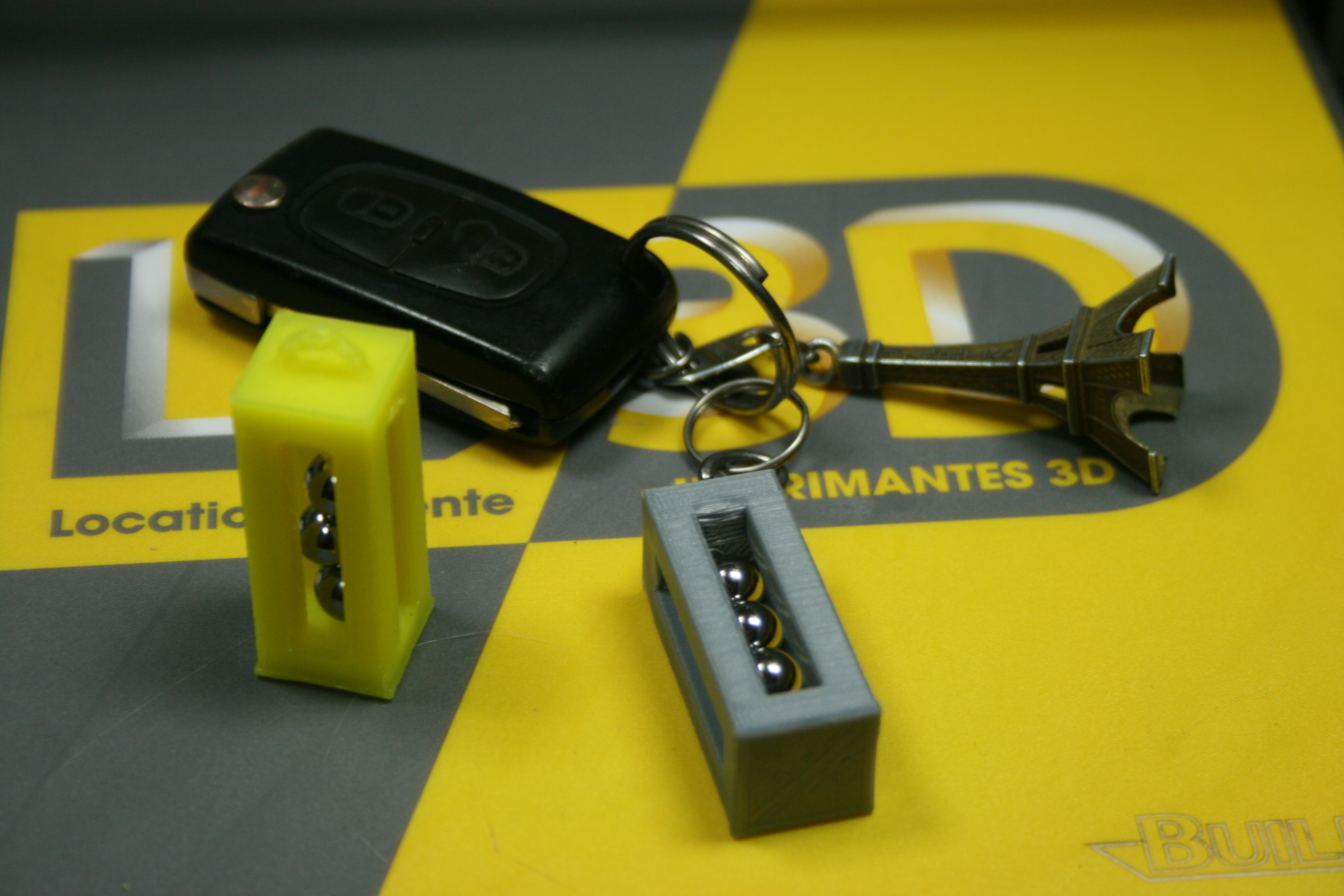 Jeux de billes porte clef