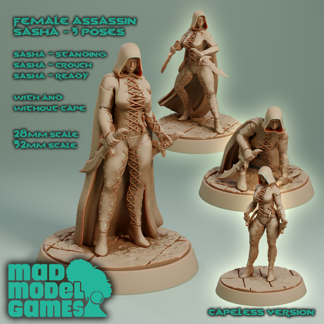 Female Assassin - Sasha - Bundle