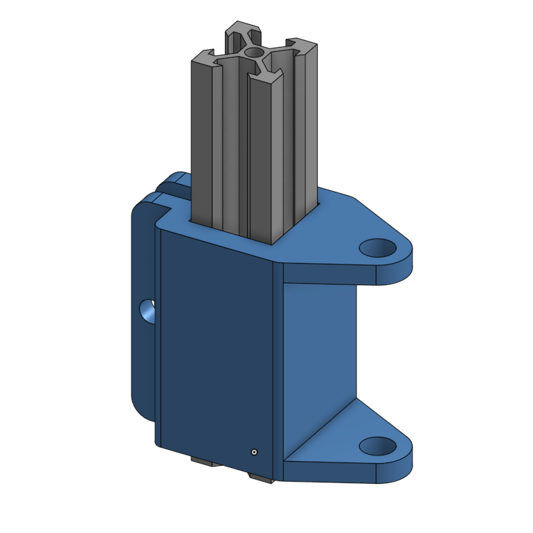 Square bracket for monitor arm VESA