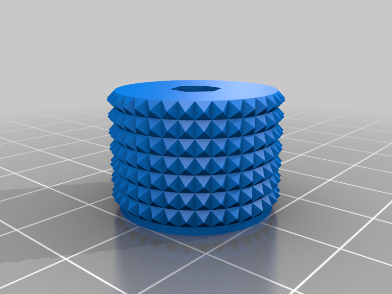 Knurled knob