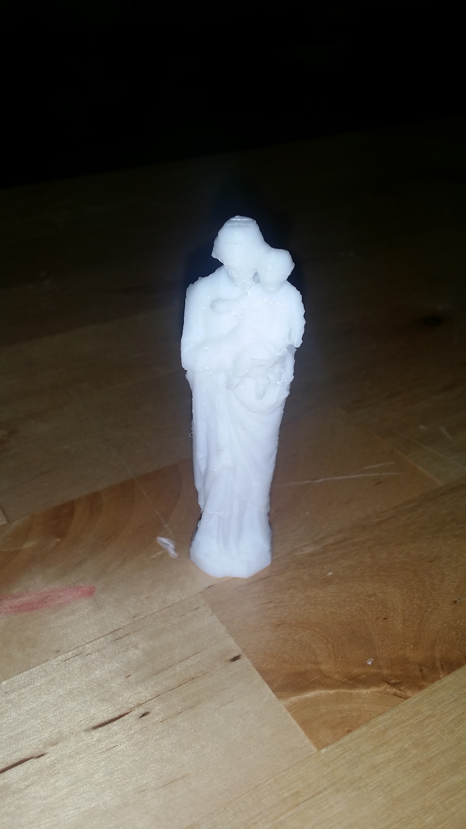 Scan of statue of St. Joseph