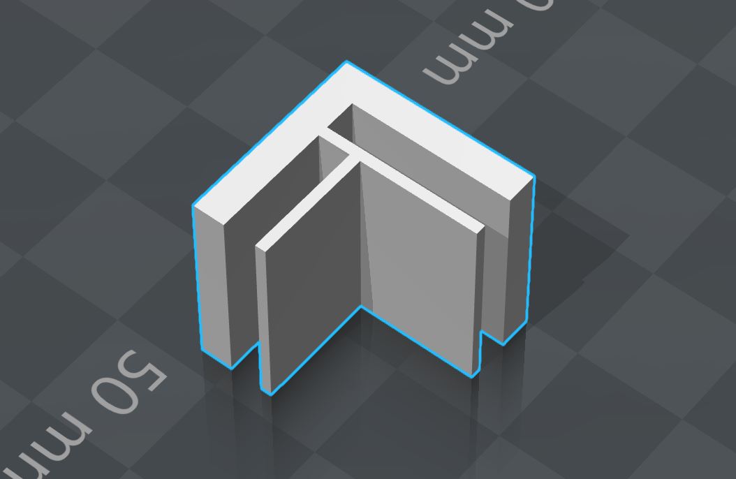 3mm Edge Bracket for Plexiglass