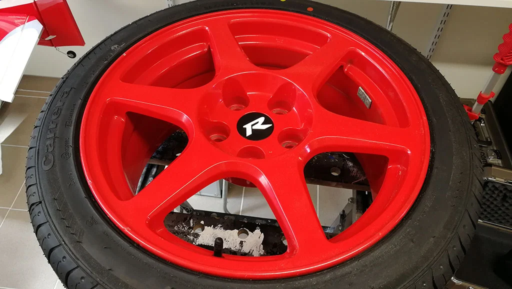 Enkei Mitsubishi EVO 8 wheel center cap