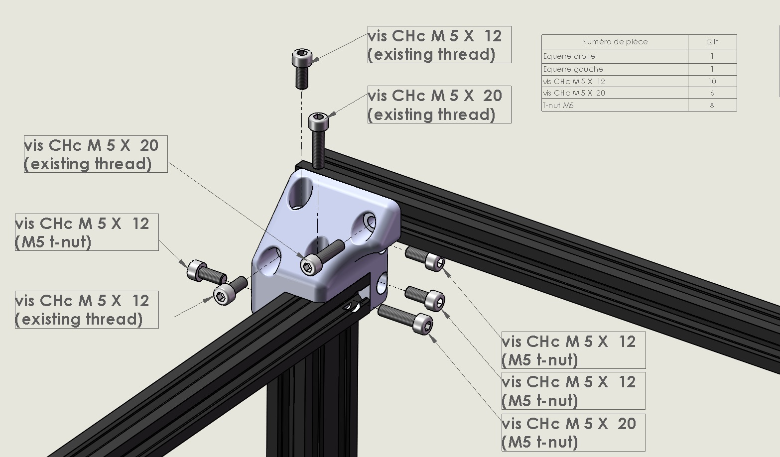 Crossbar Relocation Bracket ender 5