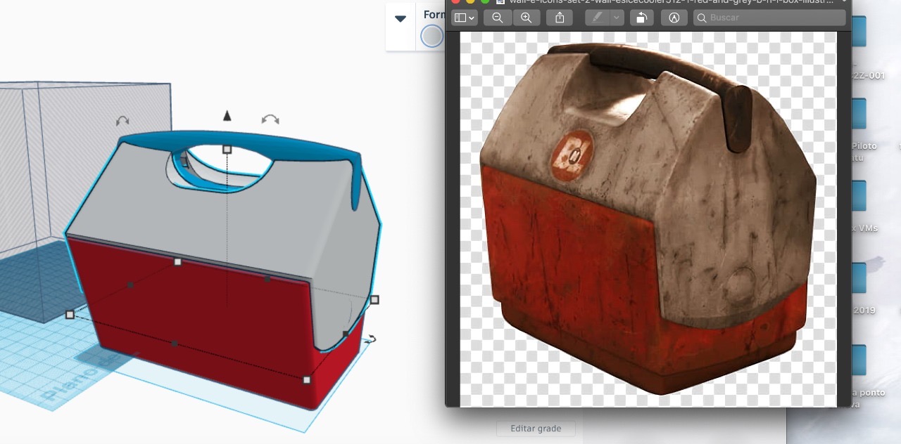 Wall-E Buy and Large Cooler Box