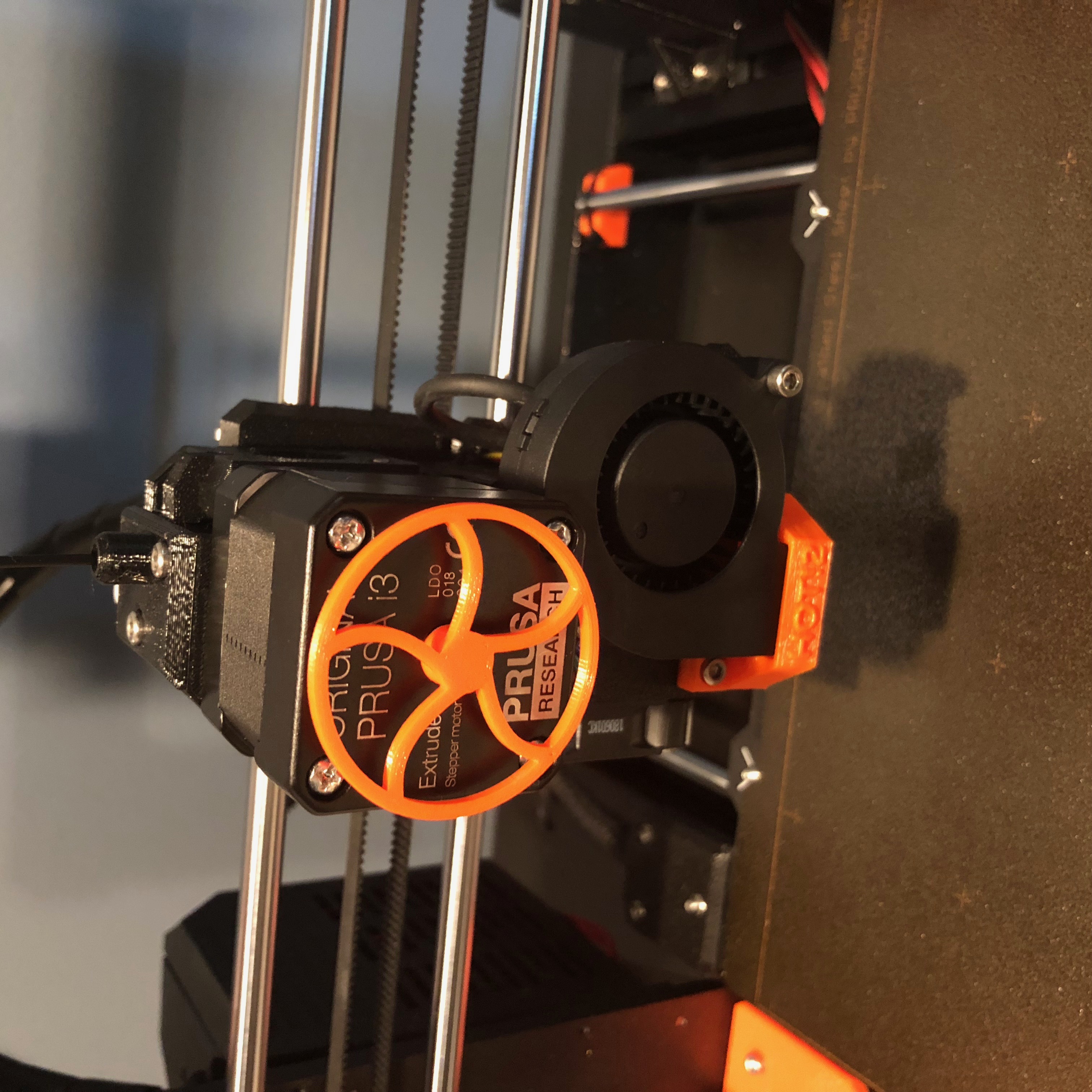 PRUSA Extruder rotation vizualizer