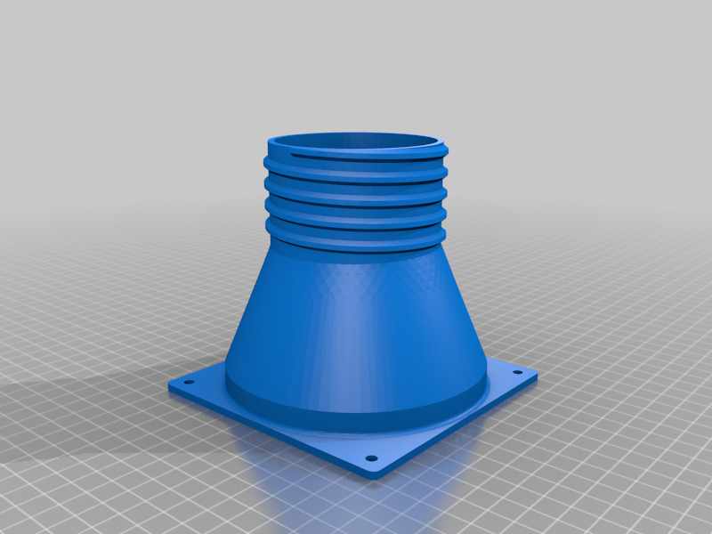 120mm to 76mm exhaust adapter with Screw