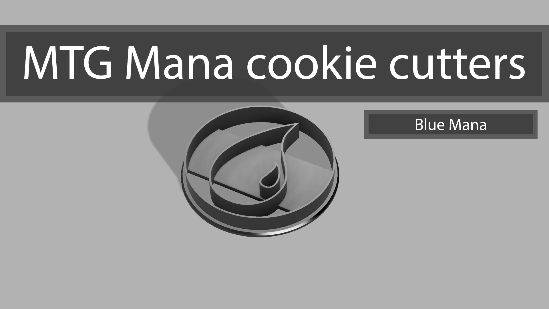 MTG Mana Cookies (Blue)