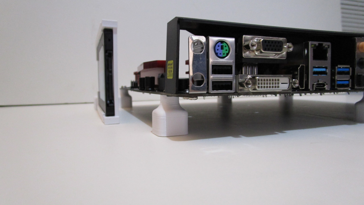 Motherboard Stand Off Kit with SSD Mount for mining setup