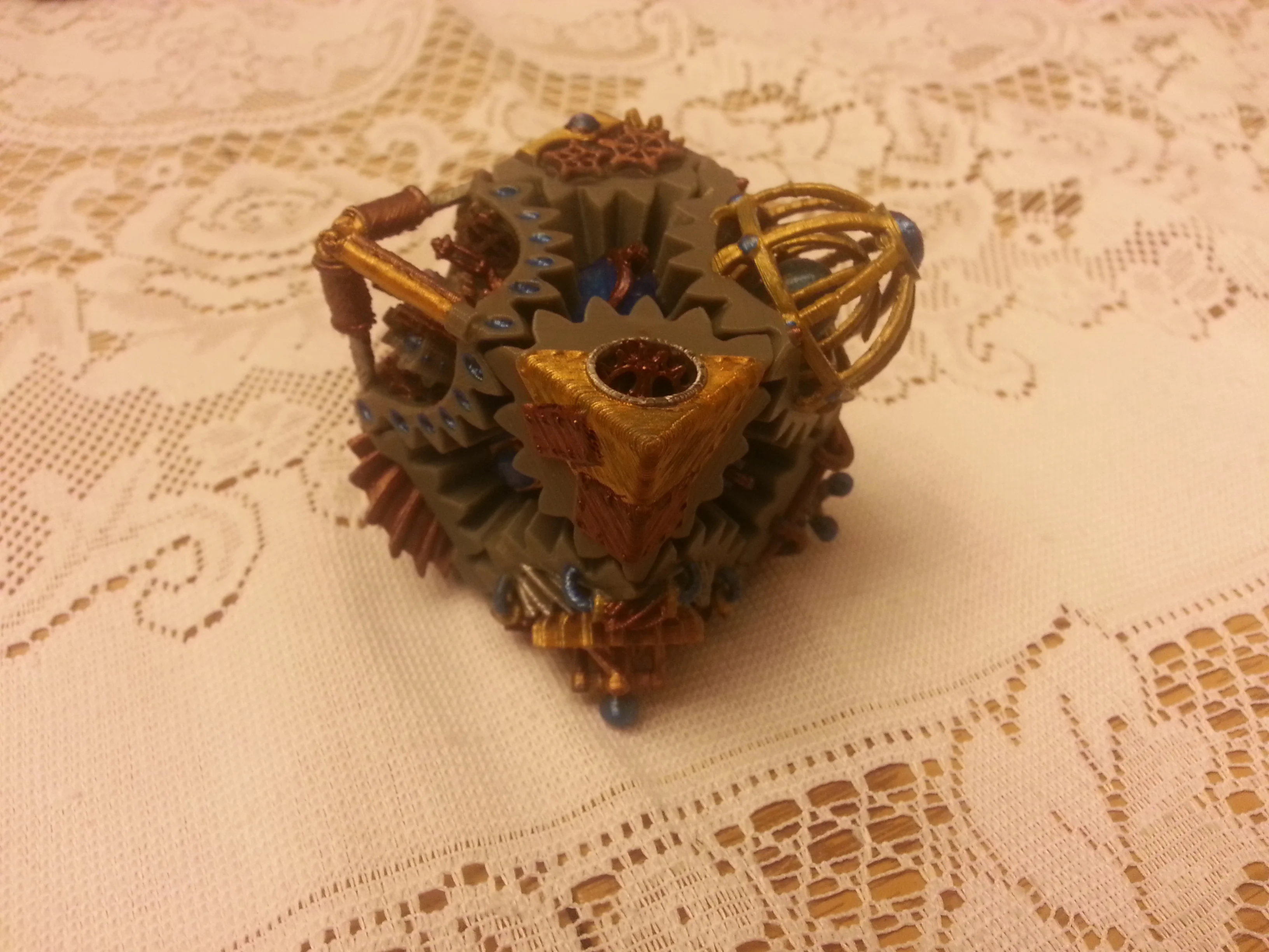 Steampunk cube gears