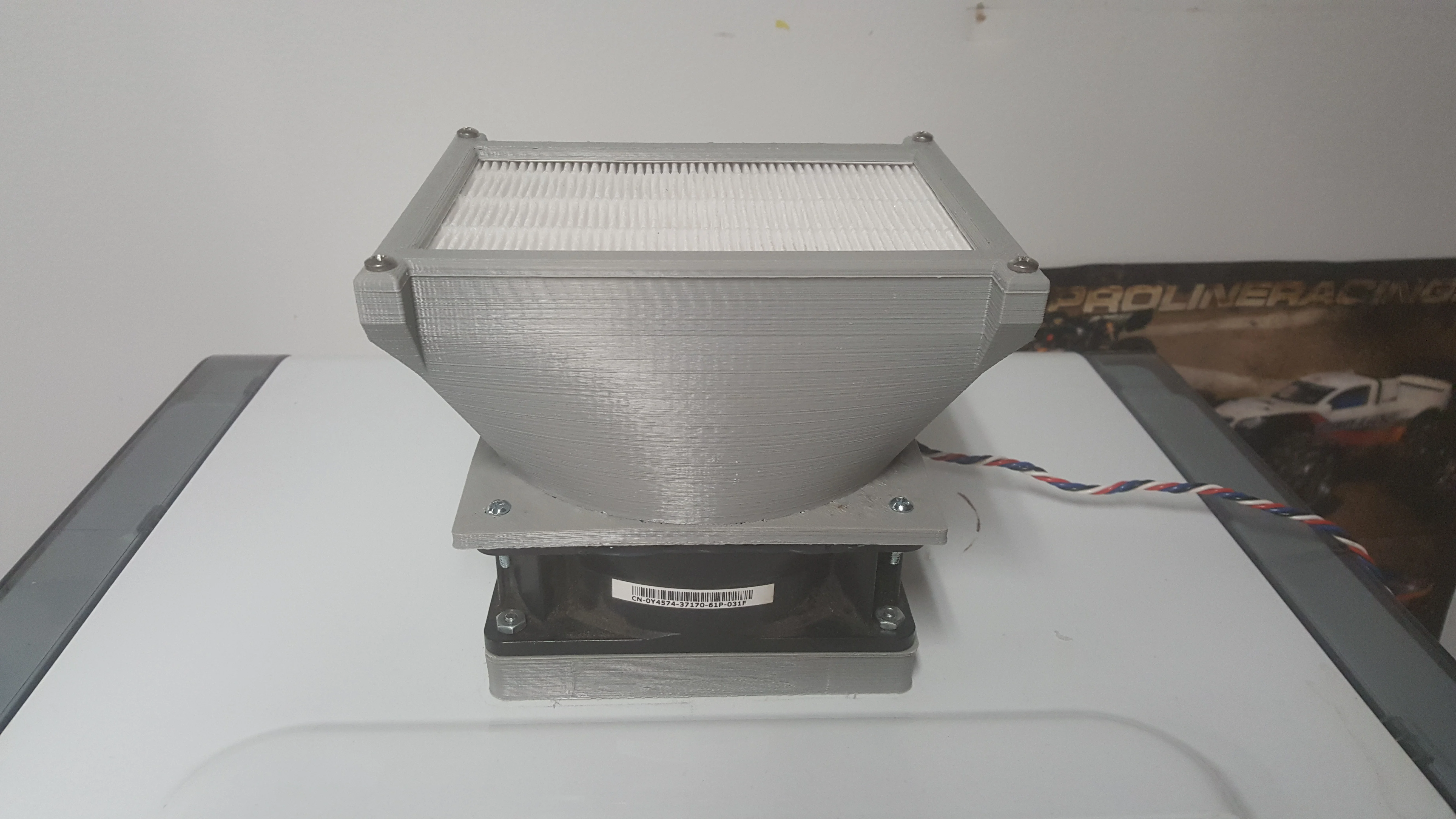HEPA Filter holder for 120mm Fan (86889 Style Filters)