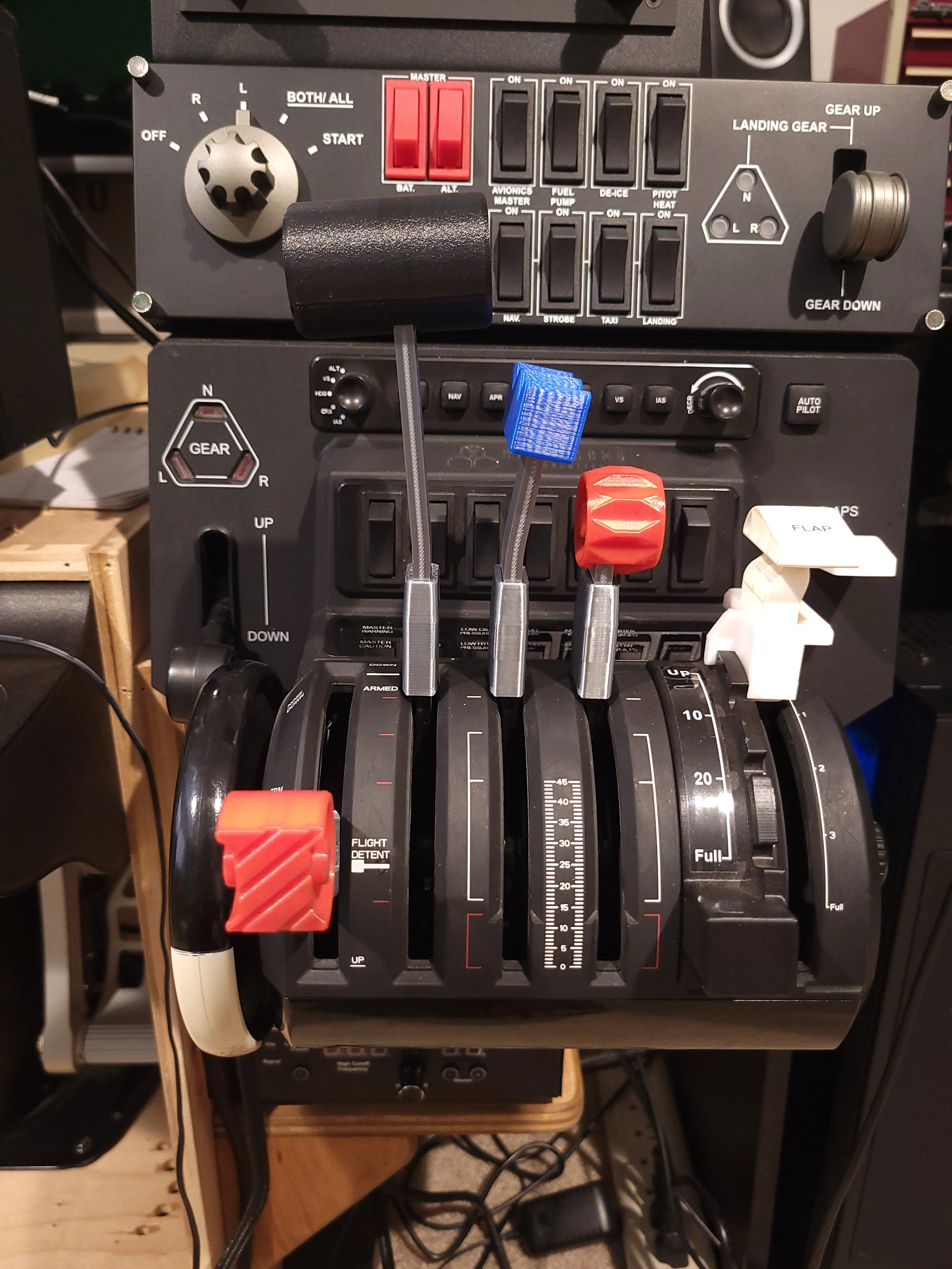 cessna 208 throttle handles for the honeycomb bravo