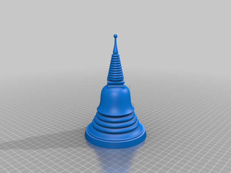 Stupa with inner chamber