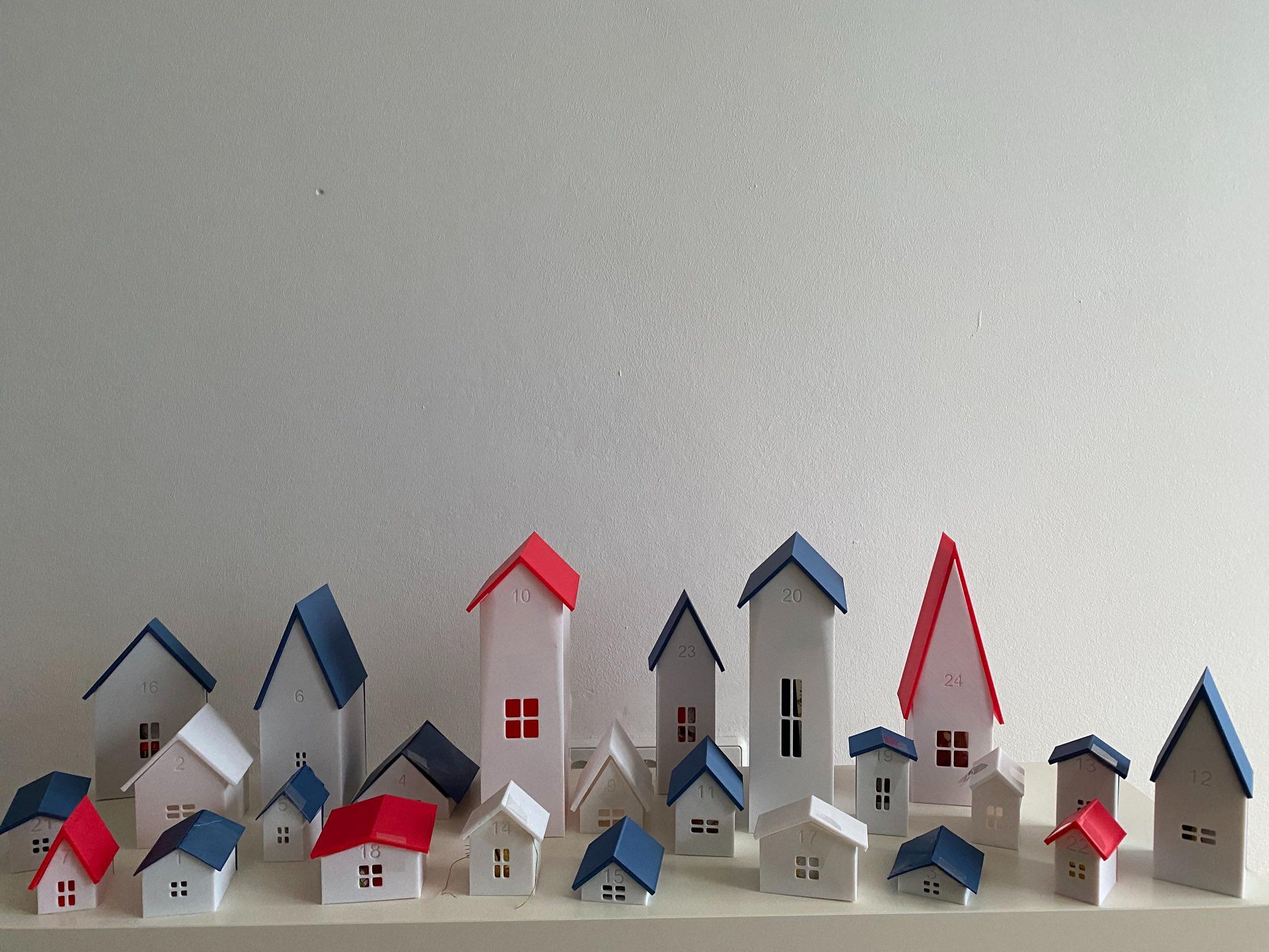 Parametric Advent Calendar House (f360) / Adventskalender