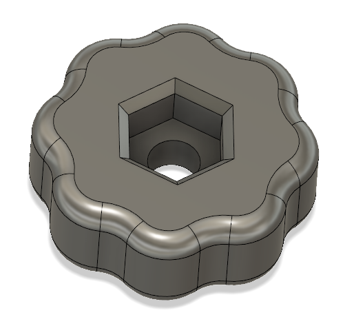 M10 KNOB (55 mm) - MOLETTE M10 (55 mm)