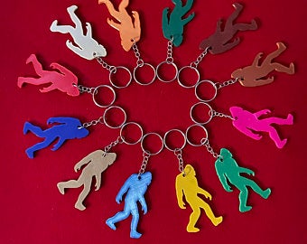 Bigfoot Keychain