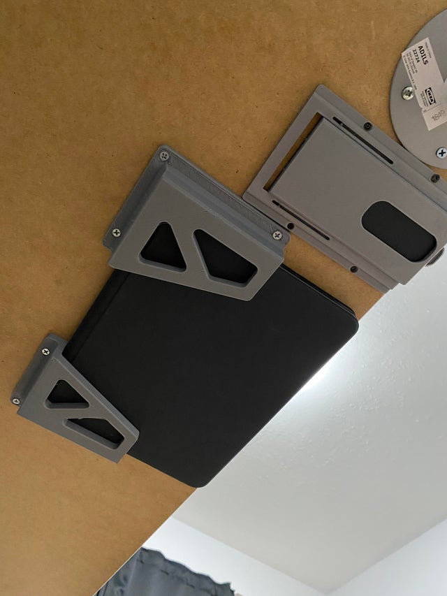 iPad under desk mount