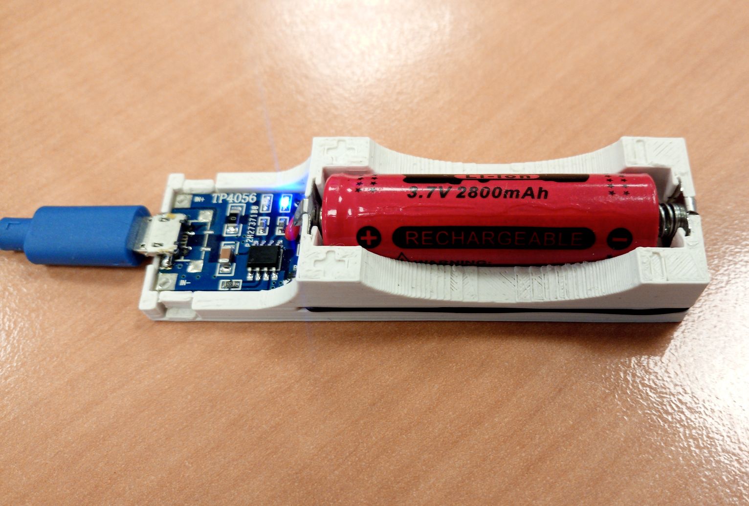 14500 Li-Ion charger (TP4056 based)