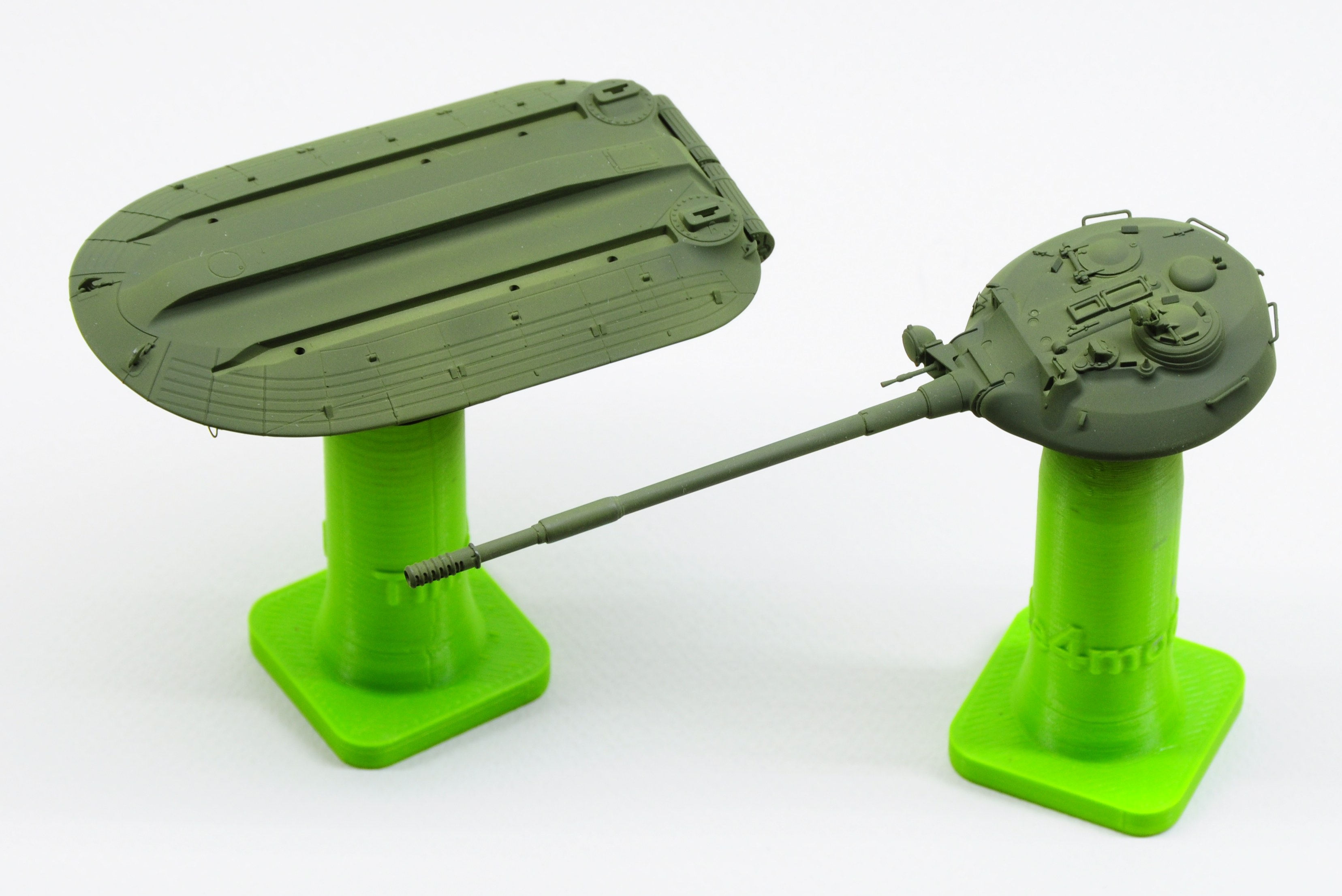 Model painting handle