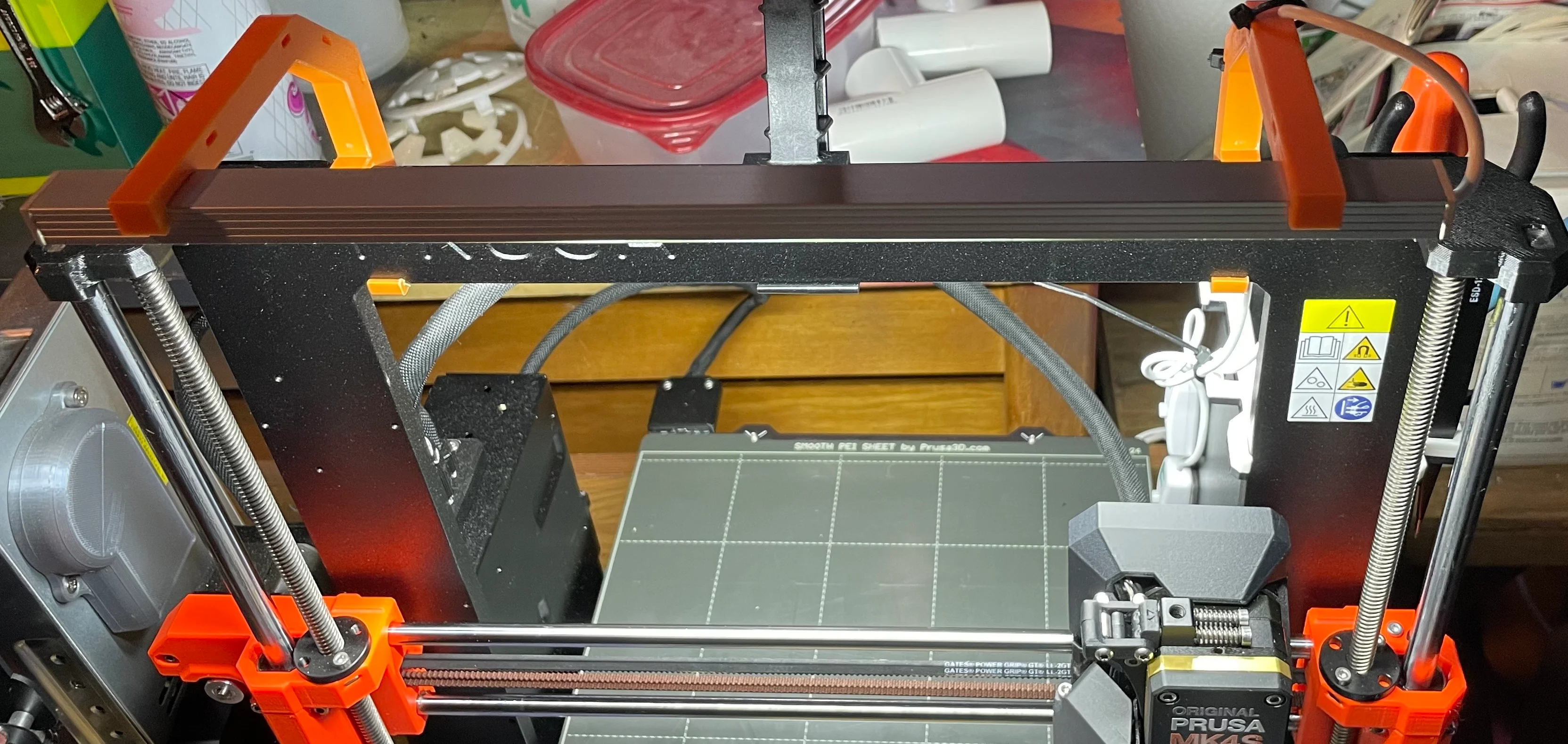 *****UPDATED 12/25****** Prusa MK3/ MK4/MK4S 14.8mm (W) LED Light Bar Brackets