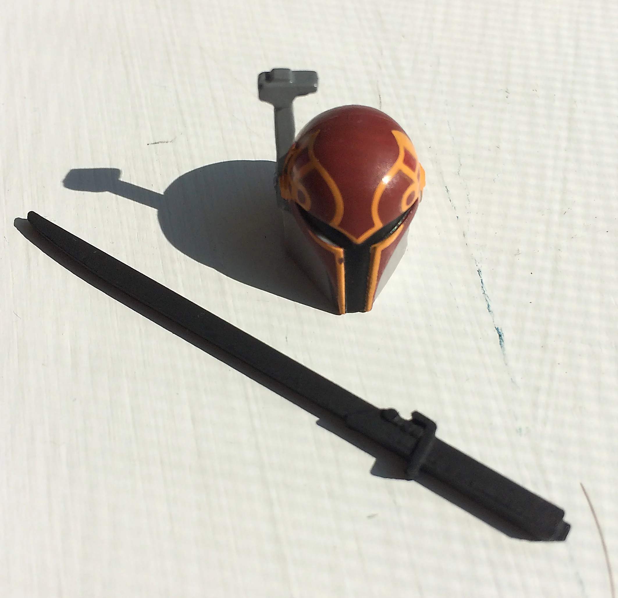 Darksaber Mandalorian lightsaber for 3.75 inch action figures
