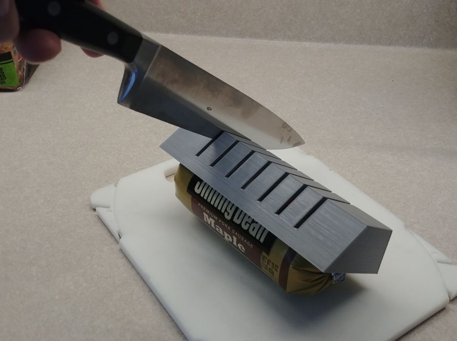 Patty Sausage Cutting Template