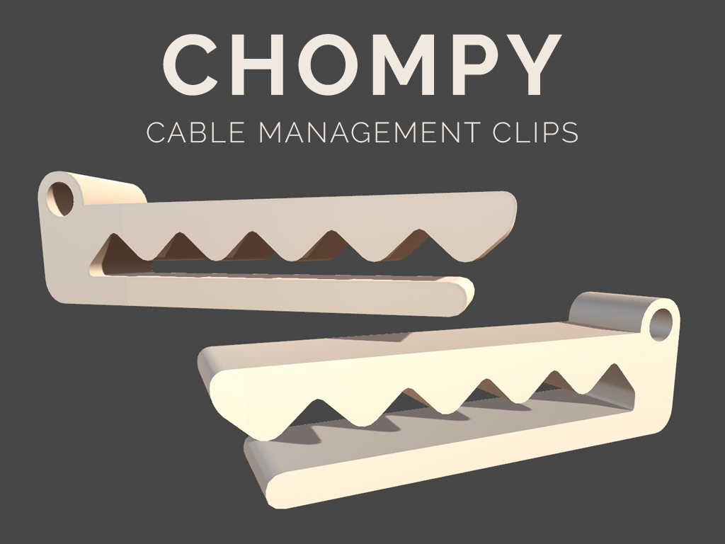 Chompy (Cable Management Clip)