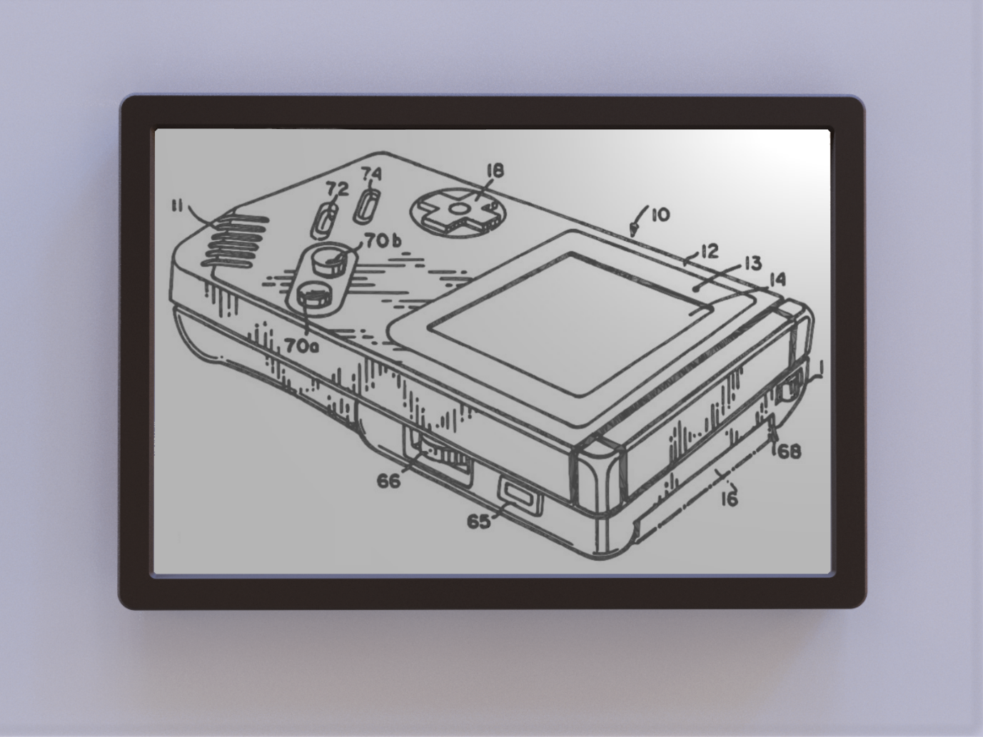 Game Boy Patent Art