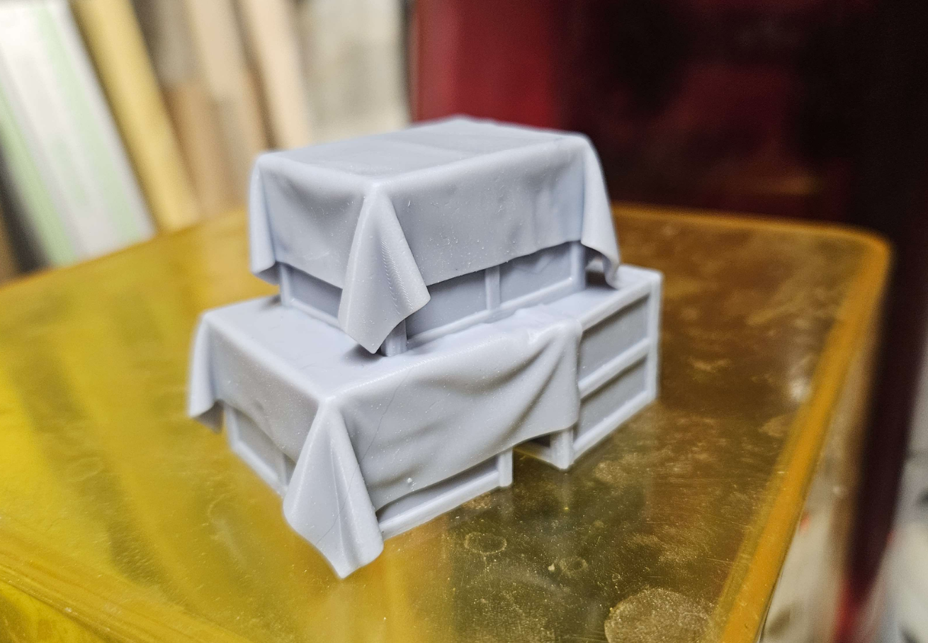 Caisses bâchées