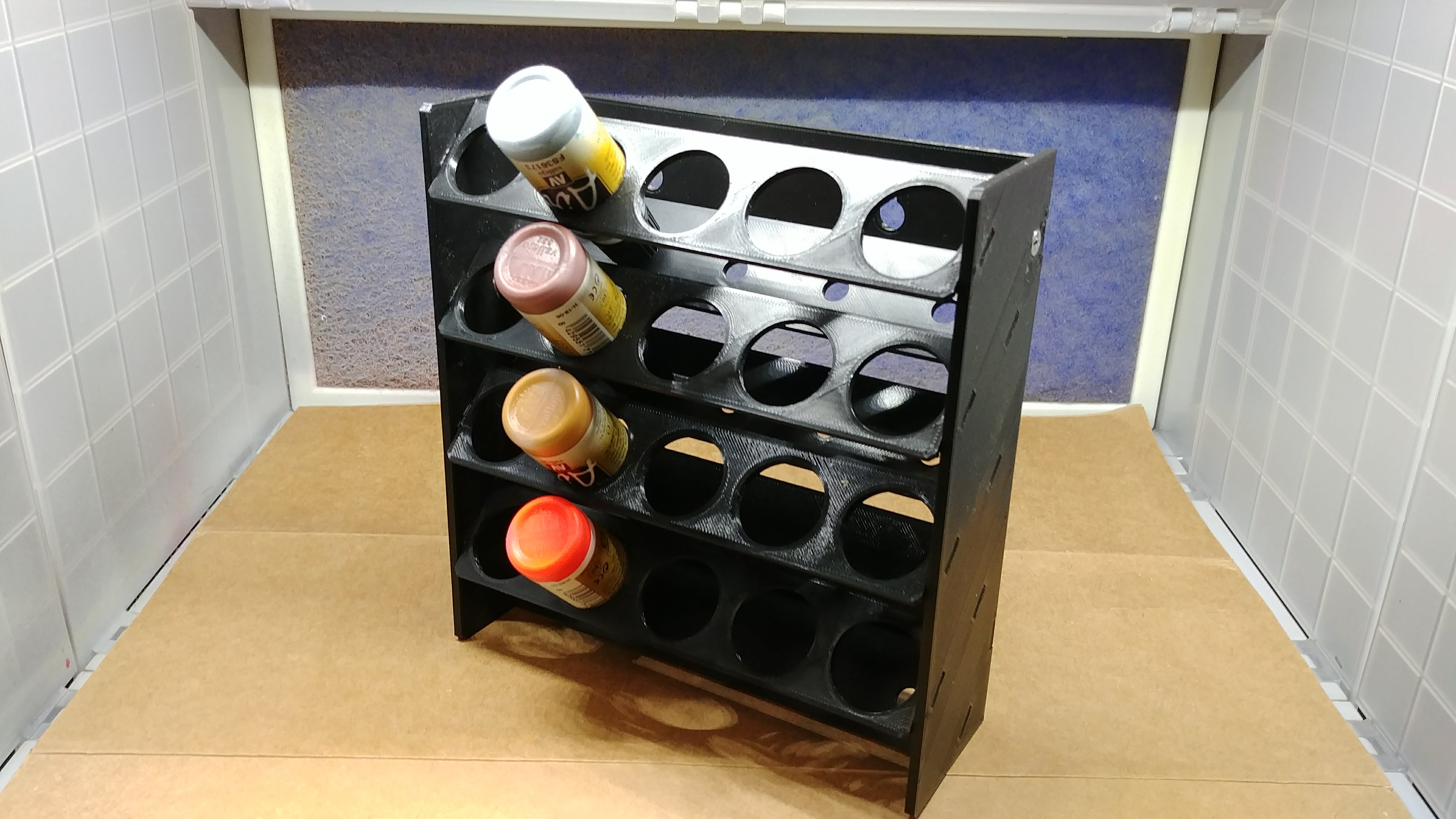Modular Hobby Paint Rack - Small Wall Hanging