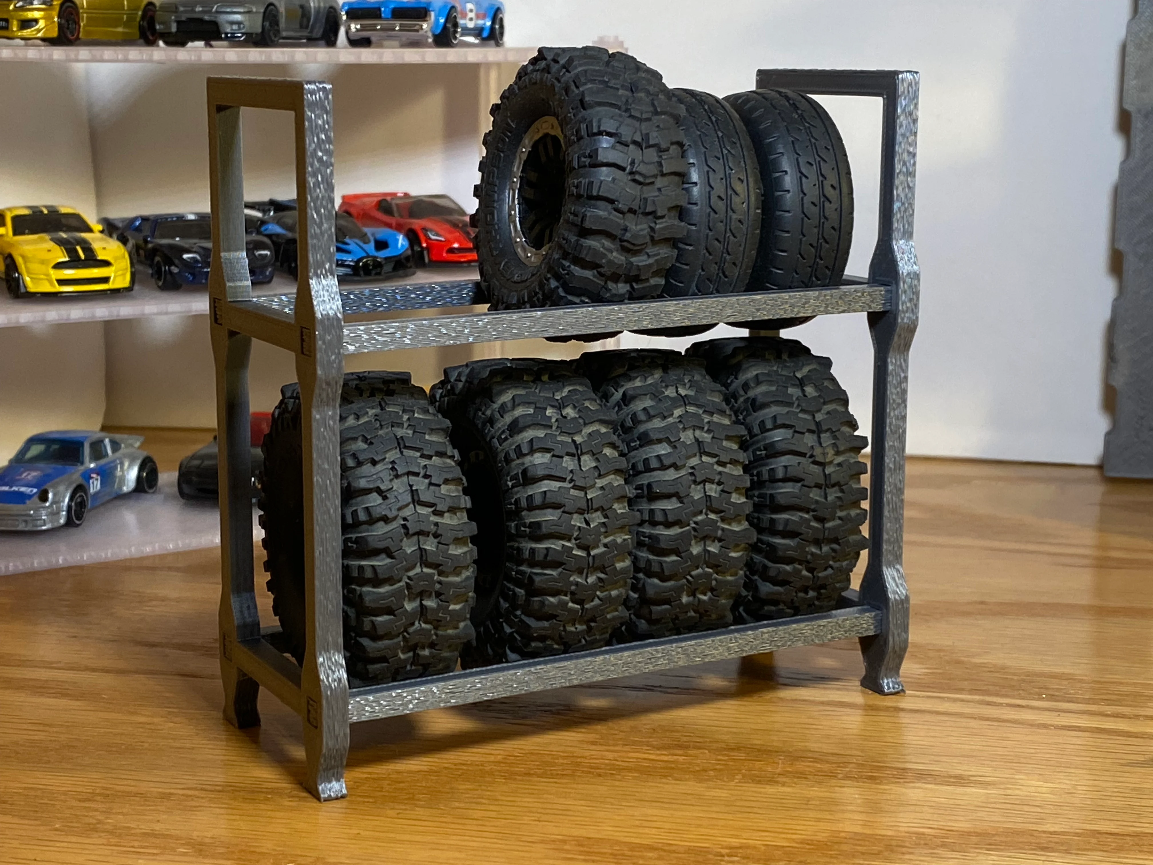 1/18 scale tire rack