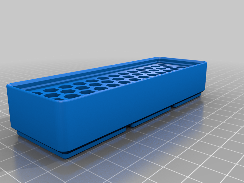 Gridfinity 3x1x2 Hex Bit Holder x46