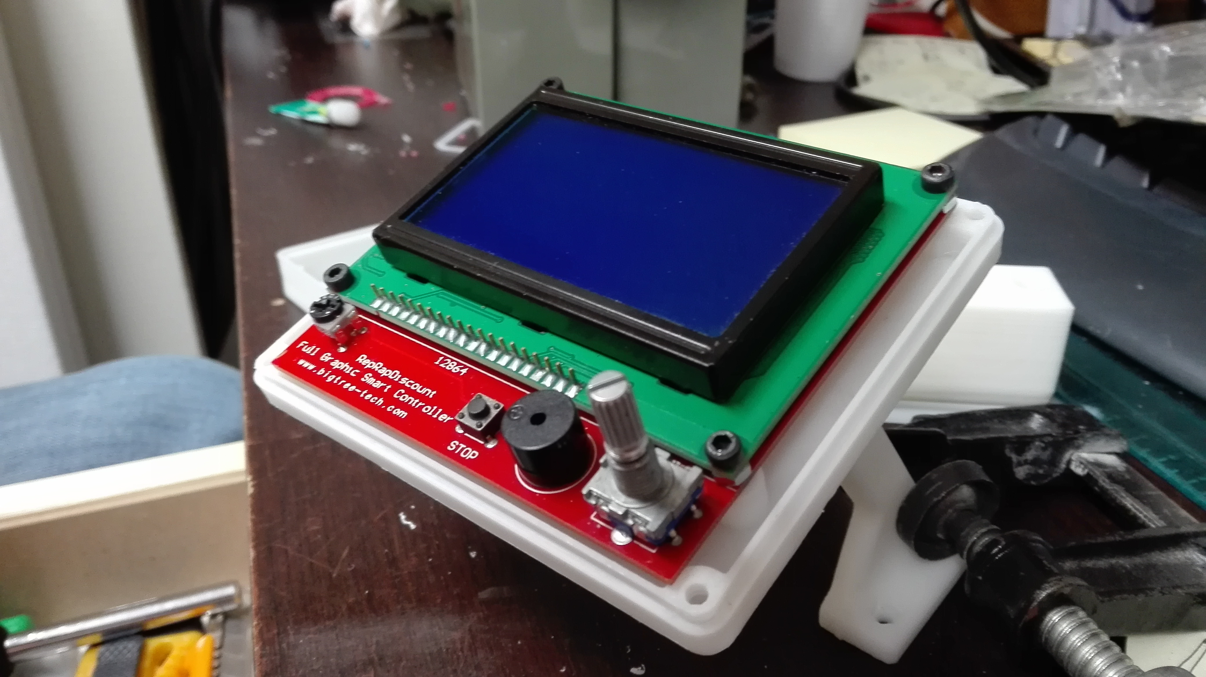 Supporti orientabili display LCD 128x64 / LCD 128x64 case support