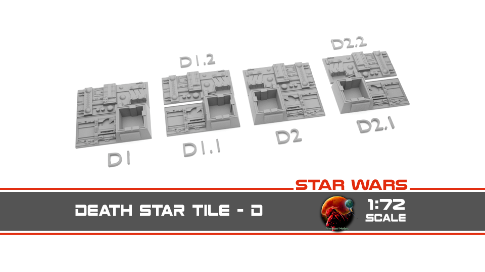 Star Wars Death Star Surface Tile D1