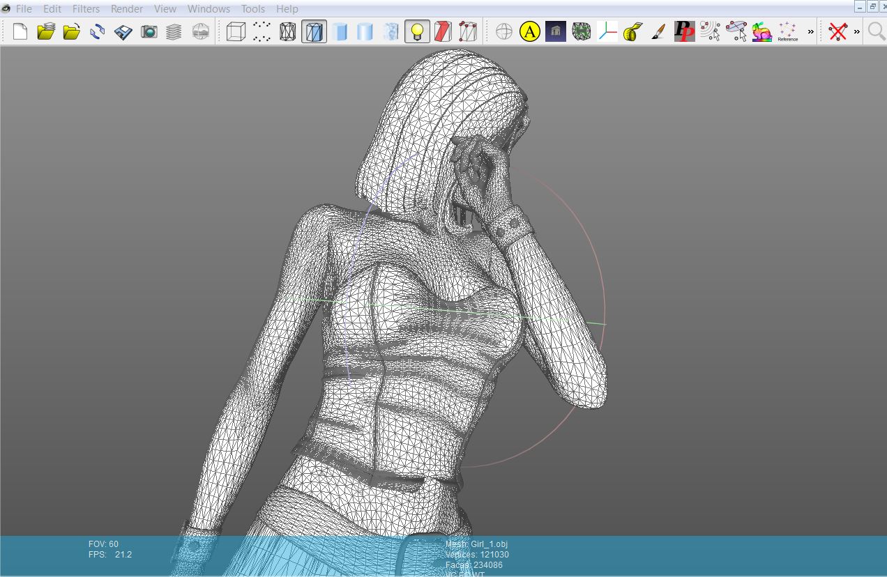 Sexy Girl  -  3D Model
