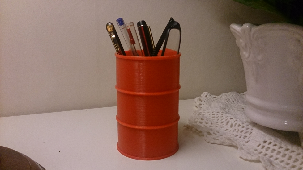 Desktop barrel.