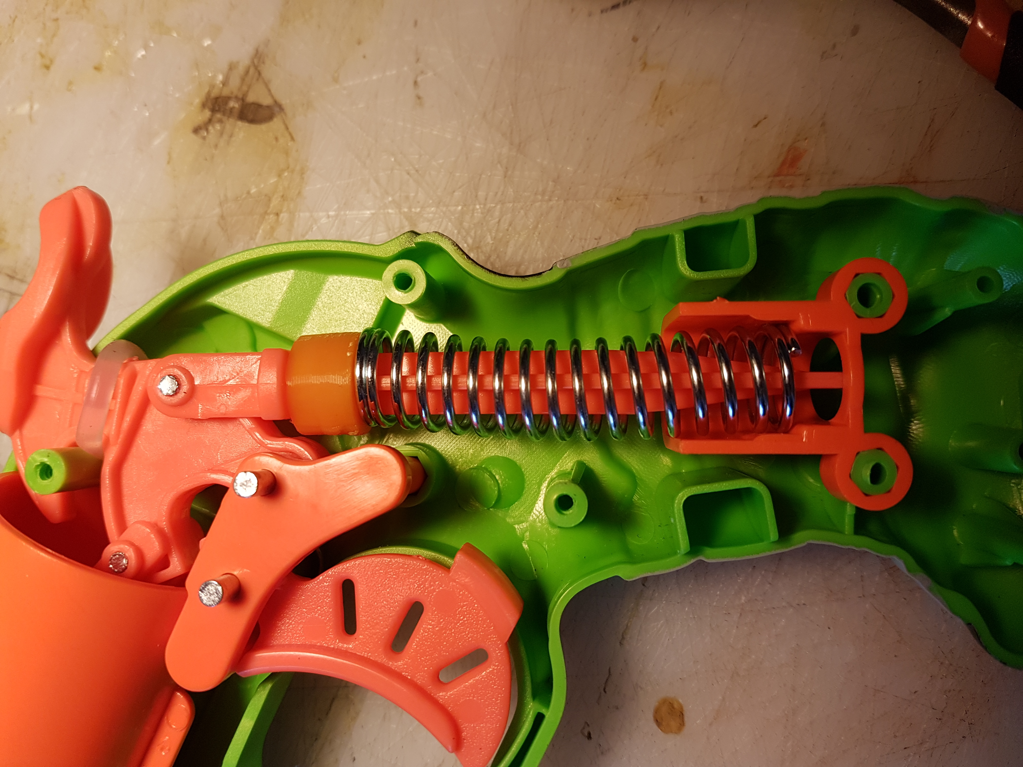 Nerf Doublestrike spring spacer MKII