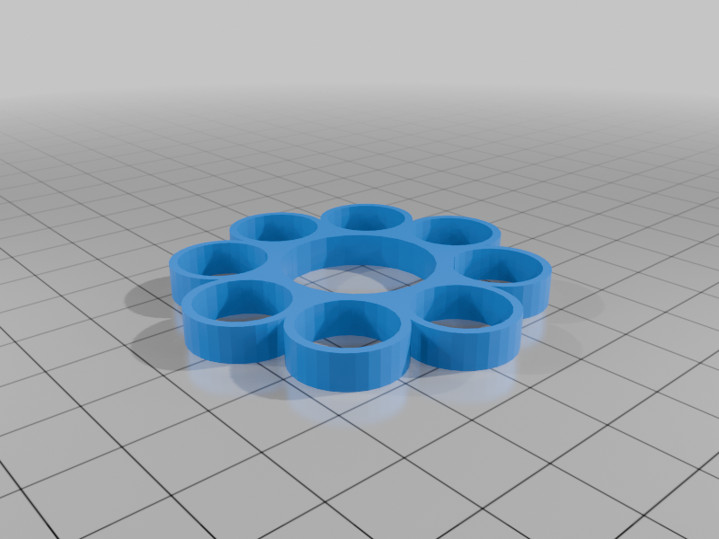 Nerf PVC Blowgun dart holder - full circle