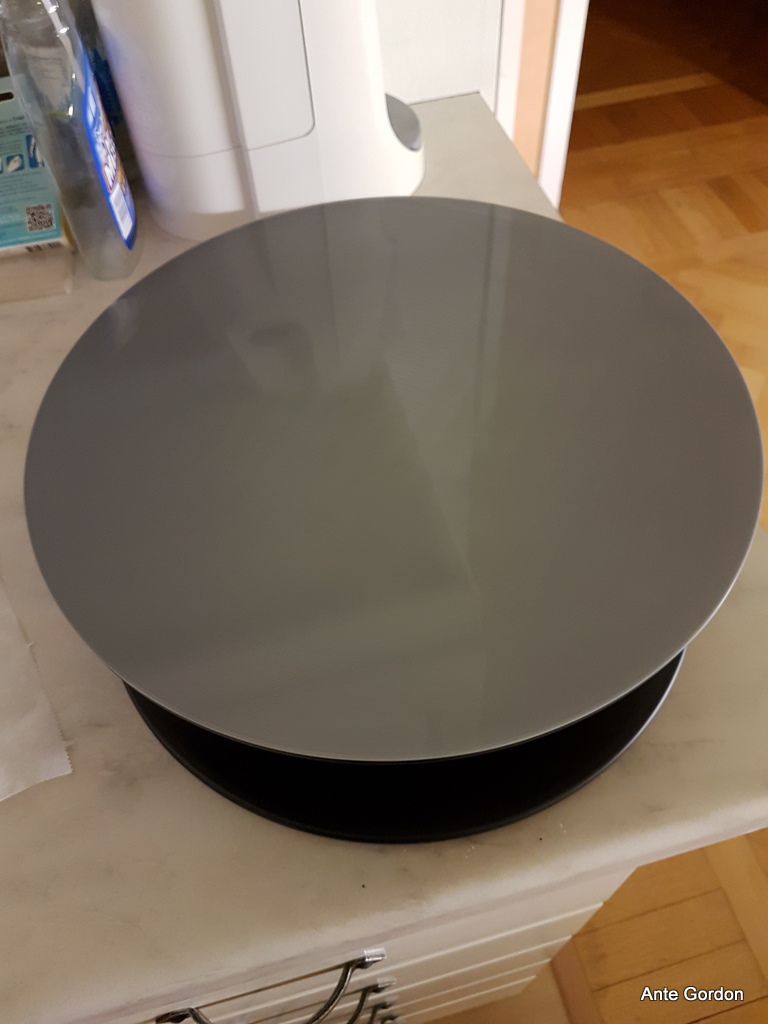 Rotating table reusing old 2,3kg spool