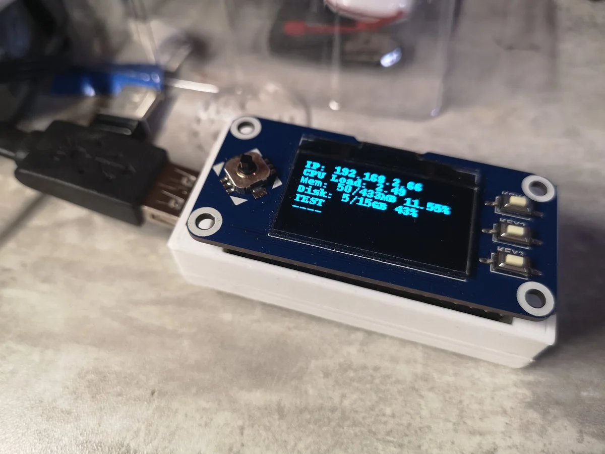 P4wnP1 Pi zero w case v2 with OLED hat