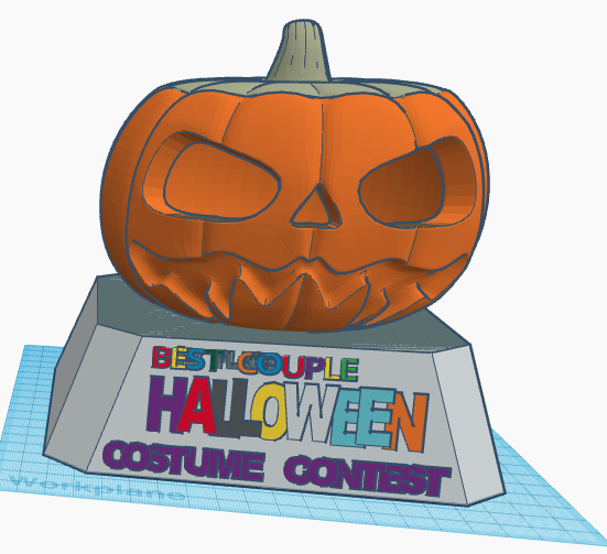 Halloween trophy Remix with Lid and Tea Light