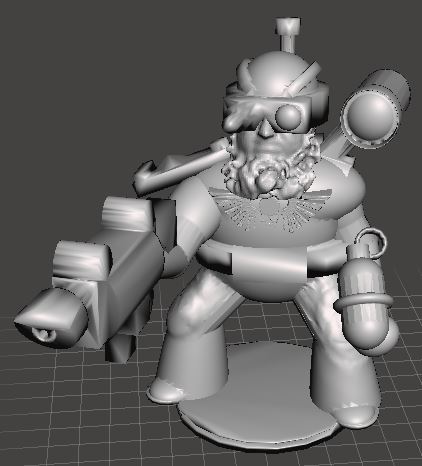 am storm psyon with fancy-pants lasergun and frak bomb