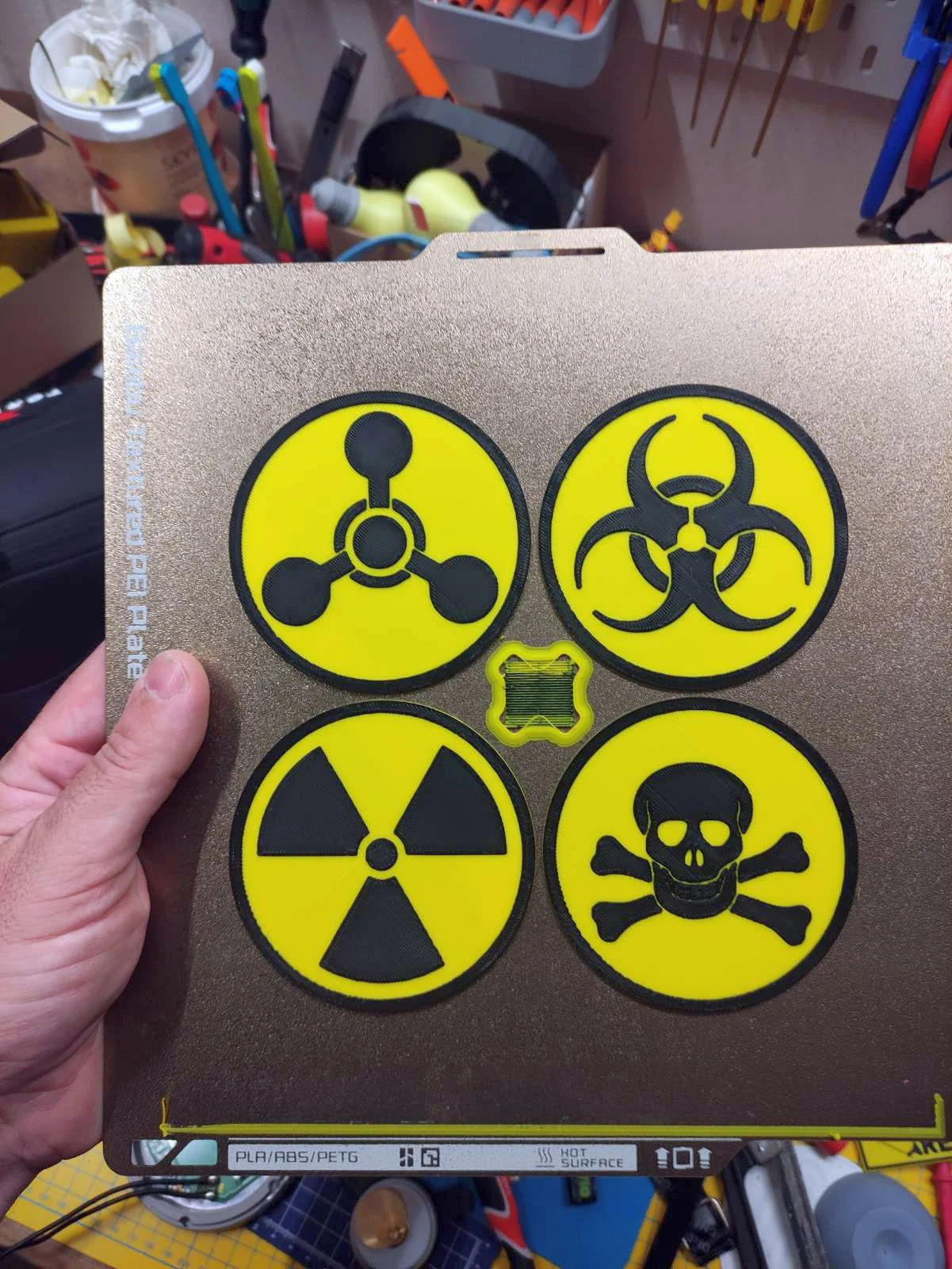 Hazard coaster set