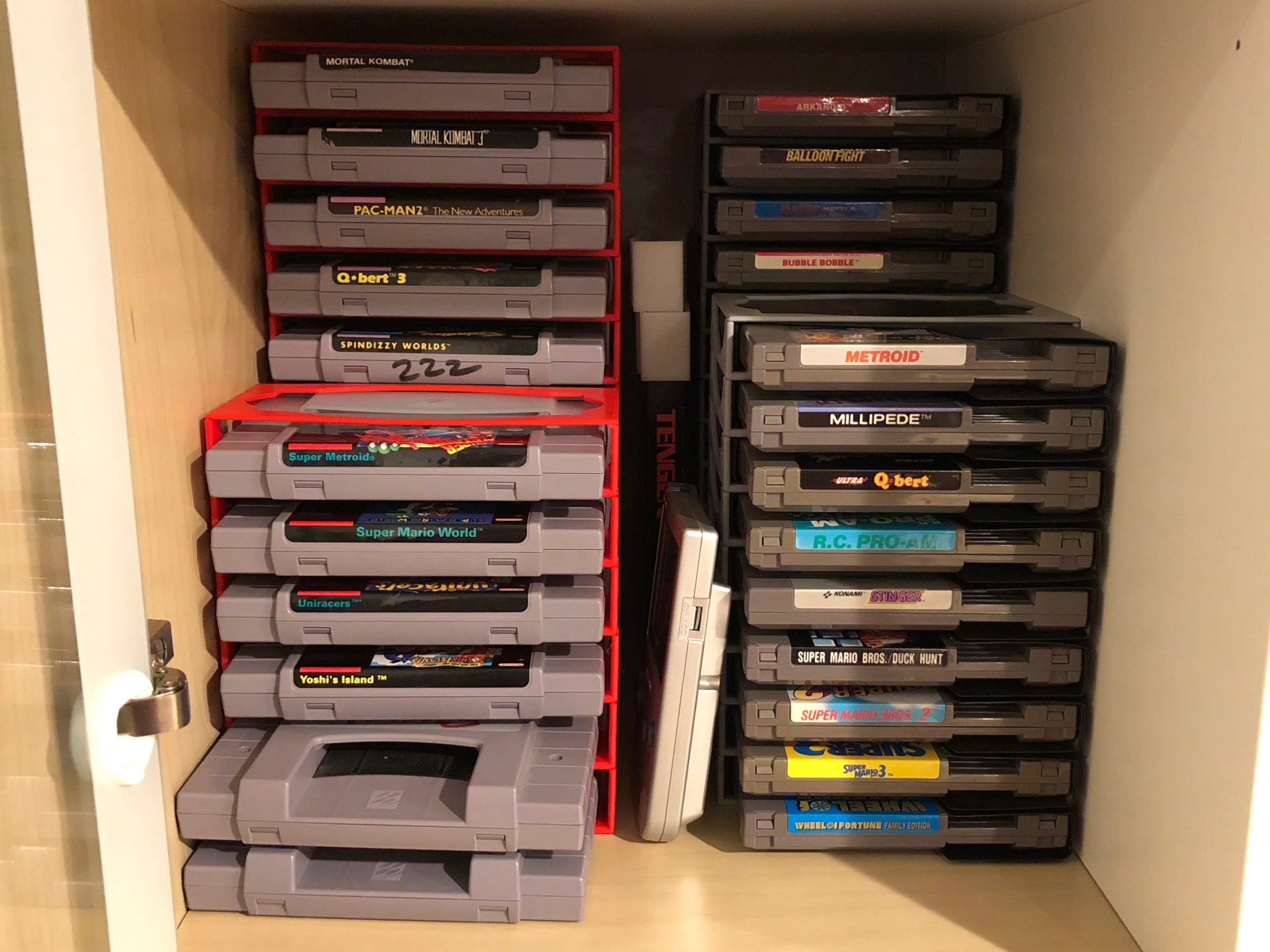 Video Game Cartridge Rack
