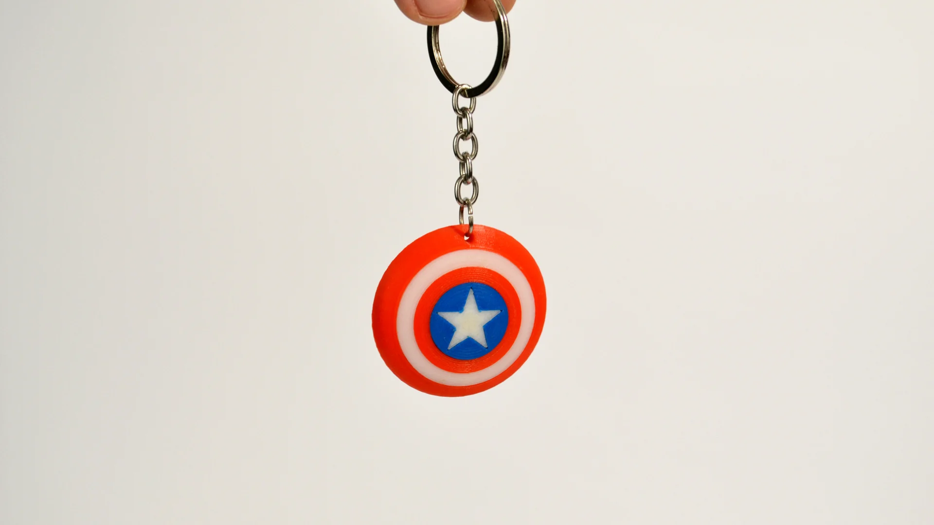Captain America Shield Keychain