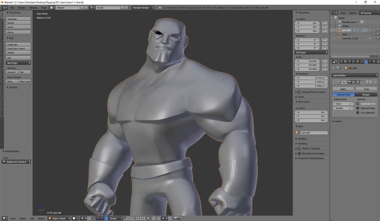 Drax Figurine v0.1t