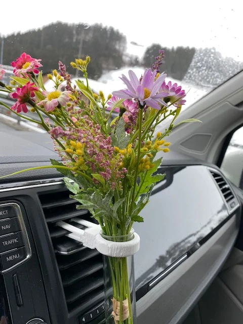 Test Tube Flower vase for Car California T6